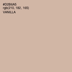 #D2B6A5 - Vanilla Color Image