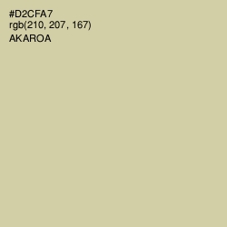 #D2CFA7 - Akaroa Color Image