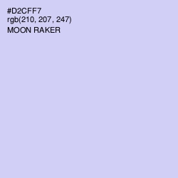 #D2CFF7 - Moon Raker Color Image