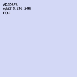 #D2D8F6 - Fog Color Image