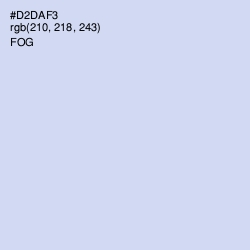 #D2DAF3 - Fog Color Image