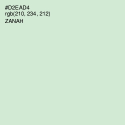 #D2EAD4 - Zanah Color Image