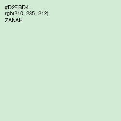 #D2EBD4 - Zanah Color Image