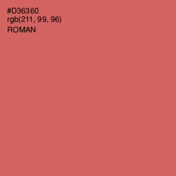 #D36360 - Roman Color Image