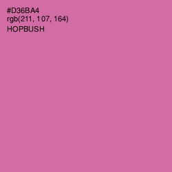 #D36BA4 - Hopbush Color Image