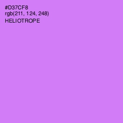 #D37CF8 - Heliotrope Color Image