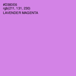 #D383E6 - Lavender Magenta Color Image
