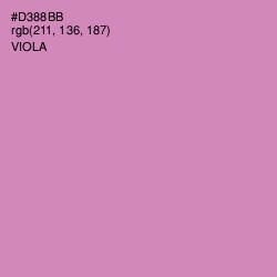 #D388BB - Viola Color Image
