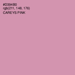 #D394B0 - Careys Pink Color Image