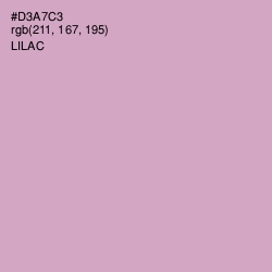 #D3A7C3 - Lilac Color Image