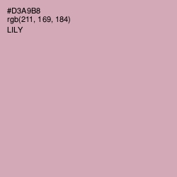 #D3A9B8 - Lily Color Image