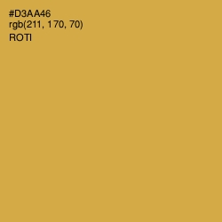 #D3AA46 - Roti Color Image