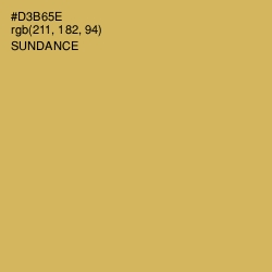 #D3B65E - Sundance Color Image