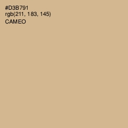 #D3B791 - Cameo Color Image
