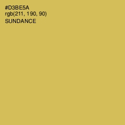 #D3BE5A - Sundance Color Image