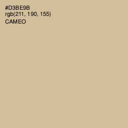 #D3BE9B - Cameo Color Image