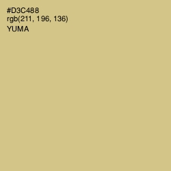 #D3C488 - Yuma Color Image