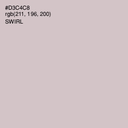#D3C4C8 - Swirl Color Image