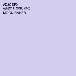 #D3CEF0 - Moon Raker Color Image