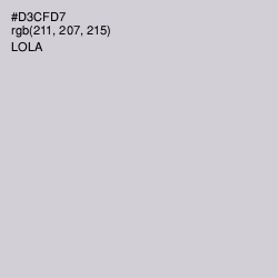#D3CFD7 - Lola Color Image