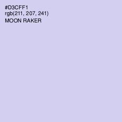 #D3CFF1 - Moon Raker Color Image