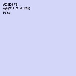 #D3D6F8 - Fog Color Image