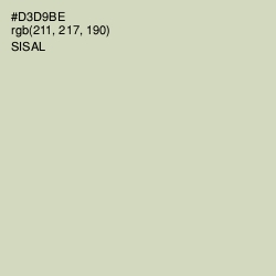 #D3D9BE - Sisal Color Image
