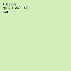 #D3EFB8 - Caper Color Image