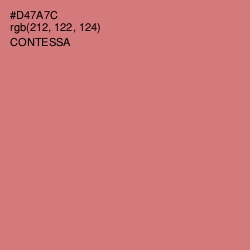 #D47A7C - Contessa Color Image