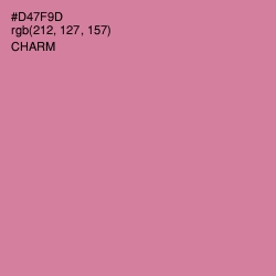 #D47F9D - Charm Color Image