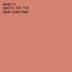 #D48171 - New York Pink Color Image