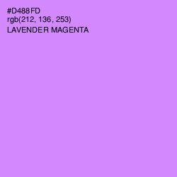 #D488FD - Lavender Magenta Color Image
