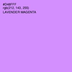 #D48FFF - Lavender Magenta Color Image