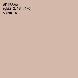 #D4B8AA - Vanilla Color Image