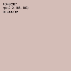 #D4BCB7 - Blossom Color Image