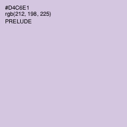 #D4C6E1 - Prelude Color Image