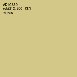 #D4C889 - Yuma Color Image