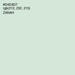 #D4E8D7 - Zanah Color Image