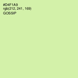 #D4F1A9 - Gossip Color Image