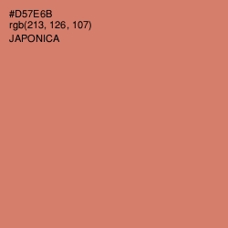 #D57E6B - Japonica Color Image