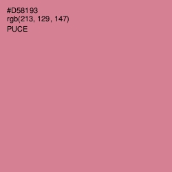 #D58193 - Puce Color Image