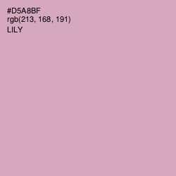 #D5A8BF - Lily Color Image