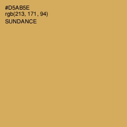 #D5AB5E - Sundance Color Image