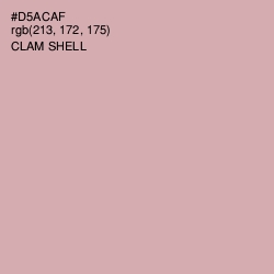 #D5ACAF - Clam Shell Color Image