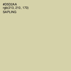 #D5D2AA - Sapling Color Image