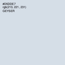 #D5DDE7 - Geyser Color Image
