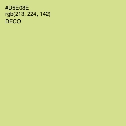 #D5E08E - Deco Color Image