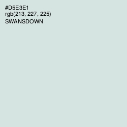 #D5E3E1 - Swans Down Color Image