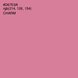 #D67E9A - Charm Color Image