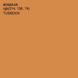 #D68A4A - Tussock Color Image